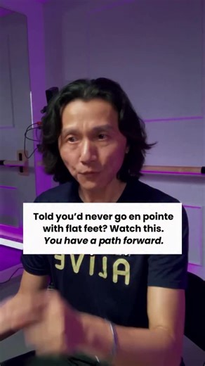 10K views · 326 reactions | If someone tells you flat feet mean you can’t go on pointe, remember this: nobody steps onto pointe flawlessly on day one. You build it. You work. You listen. When a teacher shows you how to improve, you take that information and you use it. Growth is a team effort: the teacher guides, the student participates. | Runqiao Du Ballet Coaching | Facebook