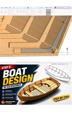 Boat Design in SOLIDWORKS