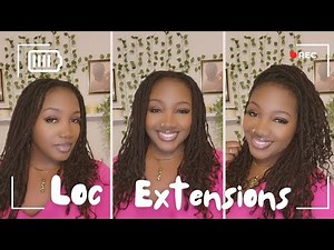 Installing Fresh Curls to the Ends of My Locs l Loc Color Change l Loc Extension Update