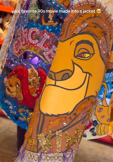 Custom Lion King Art Jacket: A 90s Nostalgia
