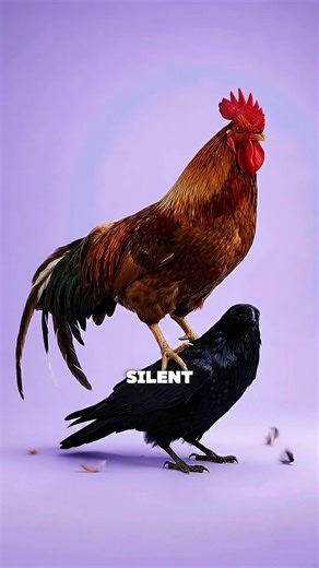 What if you crossed a rooster with a raven? #whatif #animals #viral #rooster #raven