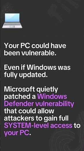 Windows Defender Security Update Every PC Gamer Should Check