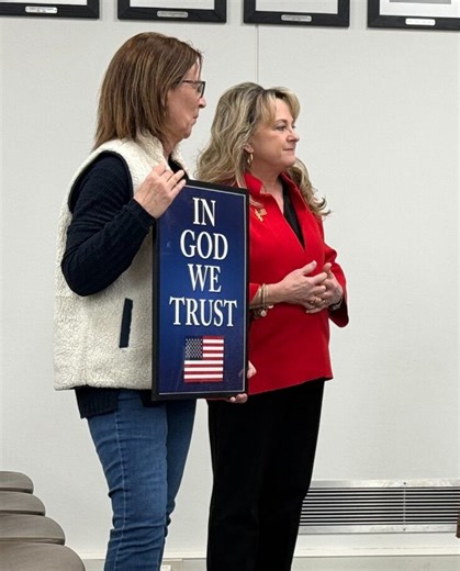 Harrison County Schools receives ‘In God We Trust’ signs for every school