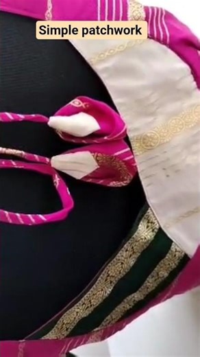 Simple Patch Work Blouse Design Elegant &Stylish Blouse Ideas 2026#creative#shortsfeed #shortsviral