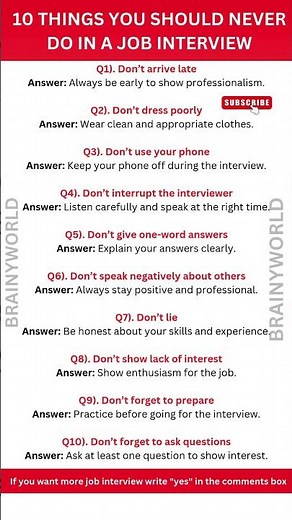 10 Common Interview Mistakes and How to Avoid Them