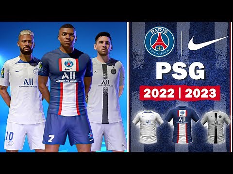 PSG 22/23 Kits ( FIFA 22 Kits Mod )