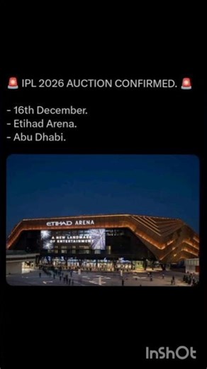 ipl 2026 confirm venue 🚨😈#shorts
