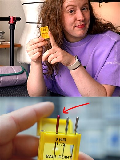 Sewing Hack: Track Needles with a Red Dummy Needle