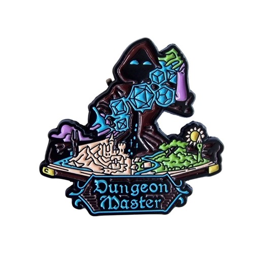 Dungeon Master Enamel Pin, Dungeons & Dragons Badge - Etsy