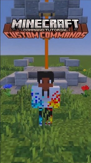 How to make custom commands on bedrock edition! #minecraft #minecraftbedrock #minecraftcommands