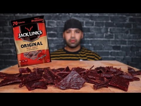 (ASMR) BEEF JERKY MUKBANG