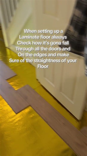 How to set up laminate flooring #diy #laminateflooring #qualityflooring