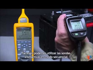 Analizador de baterías serie 500 de Fluke con sonda de prueba inteligente