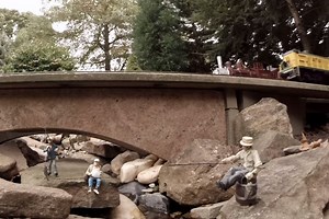 Go Pro strapped to model railroad captures amazing footage