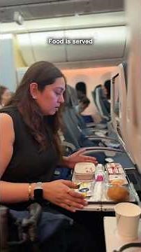 ANA Economy Experience - Asian vegetarian meal on Mumbai - Tokyo flight to Japan
