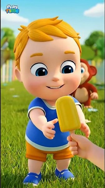 Kids Learn Sharing Is Good Color Ice Cream Song | Sharing Is Caring | Baby Cartoon #shorts