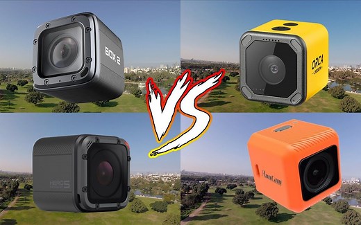 GoPro Session 5 vs Runcam 5 Orange vs Caddx Orca vs Foxeer Box 2