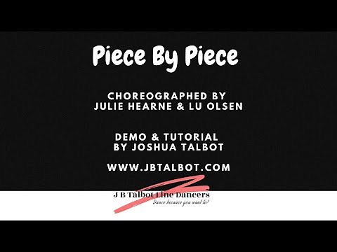 Piece by Piece Line Dance Demo & Tutorial
