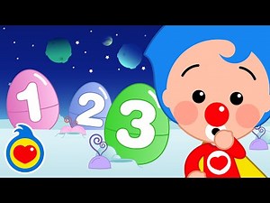 1-2-3 Surprise Eggs 🐣Playful Learning ♫ Plim Plim - The Kindness Hero