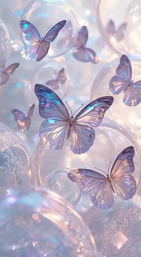 Vibrant Live Wallpaper of Butterflies
