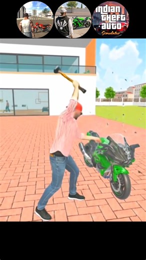 Bike Broking Challenge 🤯 In Indian Bike Driving 3d Vs Itas Vs Gt5 🔥 #shorts #gaming #gta #ibd3d