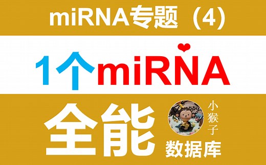 【生信分析-30】什么都有！miRNA全能数据库！