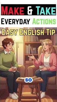 Make vs Take : Everyday English | Quick ESL Lesson #english #englishpractice #esl