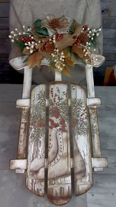 4.1K views · 424 reactions | I had to squeeze in this awesome sled project before the season passed by! Printable by Hammons Nest. I’ll put the link in the comments. Subscribe for exclusive content and membership perks! https://www.facebook.com/becomesupporter/arusticstitch/ #craft #craftvideos #dollartreecrafts #bowdabra #wintersled | A Rustic Stitch | Facebook