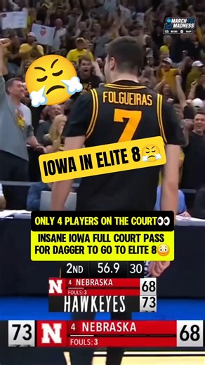 Nebraska only had 4 players in😳