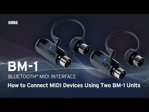 [KORG BM-1] How to Connect MIDI Devices Using Two BM-1 Units