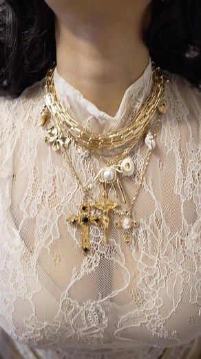 ✩₊˚.⋆☾⋆⁺₊✧ PROFESSIONAL DRESSER ✩₊˚.⋆☾⋆⁺₊✧ | Necklaces of the week 💘 . . . . . . . . . . . . . . . #madewithedits #stacking #necklacesoftheday #necklacegoals #jewelryaddictً #jotd... | Instagram