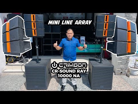 UNBOXING Mini Line Array HOREG crimson CR SOUNDRAY 10000NA