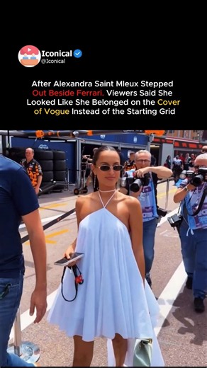 Fans Say Alexandra Saint Mleux Belongs on a Vogue Cover, Not the Starting Grid #AlexandraSaintMleux