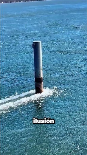 ¿Ilusión Óptica En Un Lago Congelado?😳#shorts