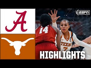 Alabama Crimson Tide vs. Texas Longhorns | Full Game Highlights | ESPN CBB