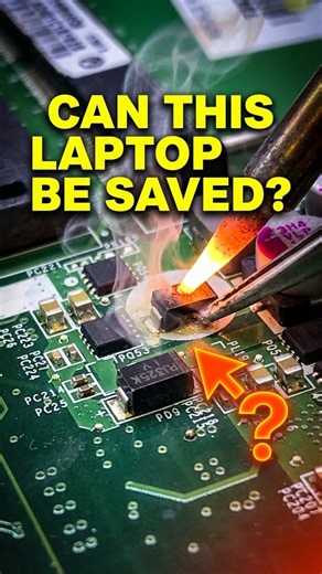 I Found The HIDDEN Short Circuit! 🔍⚡#laptop #repairing #electronics