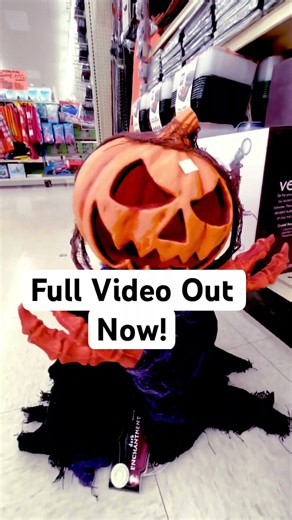 Big Lots Halloween Pumpkin Animatronic Demo #shorts #biglots #halloweendecor #halloween2025