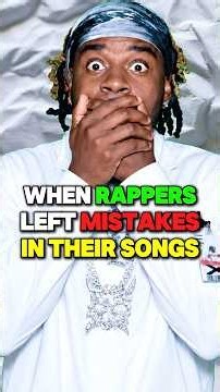 When Rappers Left Mistakes In Their Songs 😭💀