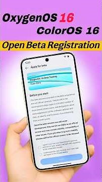 OxygenOS 16 & ColorOS 16 Open Beta Program is Now Live –Apply Before It’s Full#oxygenos16 #coloros16
