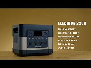 ZERO BREEZE ElecHive 2200 Portable Power station
