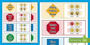 Areas of Self-Regulation Lanyard Cards