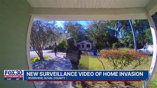New surveillance footage of Jacksonville home invasion