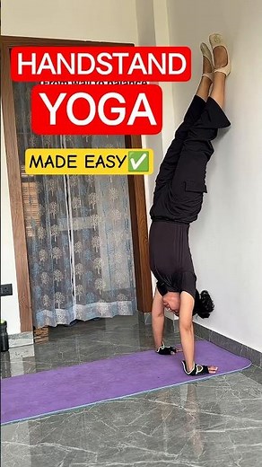 Handstand in 7 Days🧘‍♀️#handstandpractice #yogachallenge #yogajourney #yogaflow #yogafitness #shorts