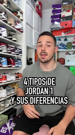 Tipos de jordan 1 y sus diferencias #foryou #foryourpage #tiktok #outfit #outfits #streetwear #zapatillas #sneakers #sneaker #moda #tendencias