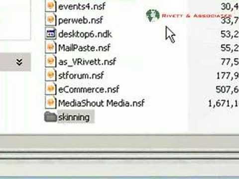 Customising the Lotus Notes Client Workspace