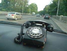 Portable rotary phone preview