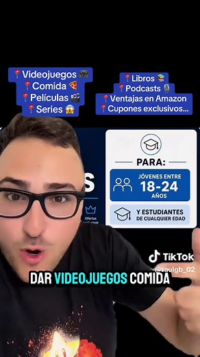 ✅Todos los Jóvenes entre 18-24 años tienen derecho a Amazon Prime GRATIS✨ #ayudasparajovenes #gradosuperior #universidad