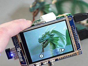 DIY WiFi Raspberry Pi Touchscreen Camera