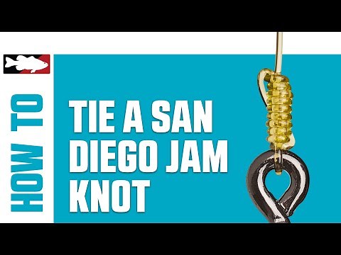 How-To Tie a San Diego Jam Knot - The Most Dependable Knot in Bass Fishing!