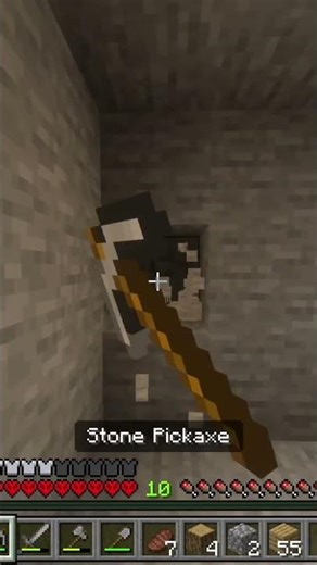 Silver fish attack 🐟 #minecraft